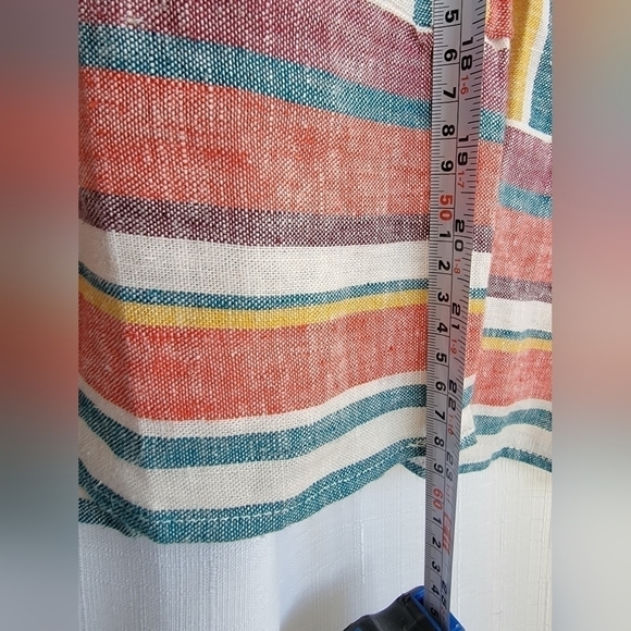 Nordstrom ECI New York Stripes Cropped Linen Jumpsuit - Picture 12 of 12